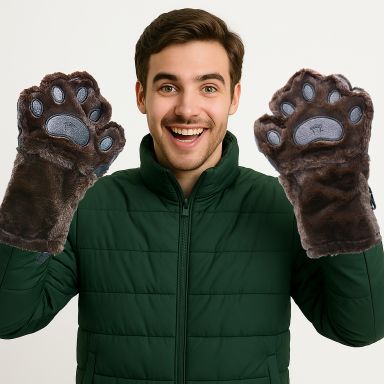 Adult Faux Fur Mittens